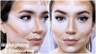 Highlighting and Contouring  5 Steps  TheMakeupChair [upl. by Aynnat]