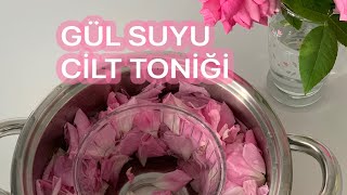 GÜL SUYU TONİK NASIL YAPILIR 2 YÖNTEM İLE DOĞAL GÜL SUYU ROSE WATER rosejuice gülsuyu gülşerbeti [upl. by Atnoved]