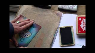 Card creations using the Gelli Plate [upl. by Gahl]