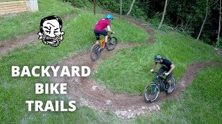 Backyard MTB Trails  Building amp Riding [upl. by Lamberto691]