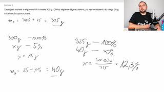 Dr M wyjaśnia  Roztwory  zadania część 1 chemia [upl. by Catherine134]