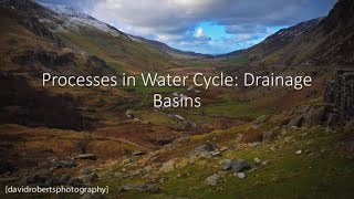 Processes in Water Cycle  Drainage Basins ALevel Geography [upl. by Elwood]