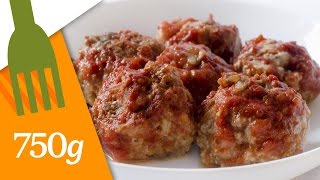 Recette de Boulettes de viande sauce tomate  750g [upl. by Llertnad]