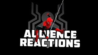 SpiderMan Far From Home SPOILERS Audience Reactions  TWO REACTIONS [upl. by Annodahs]