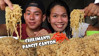 MUKBANG CHILIMANSI PANCIT CANTON [upl. by Akoek]