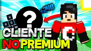 👉¡EL NUEVO MEJOR CLIENTE para MINECRAFT NO PREMIUM sube fps [upl. by Aerdnaid141]