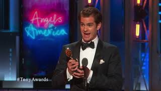 Andrew Garfield’s Tony Award Acceptance Speech 2018 [upl. by Darci]