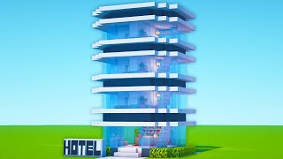 Minecraft Tutorial How To Make A Hotel [upl. by Ahsienod930]