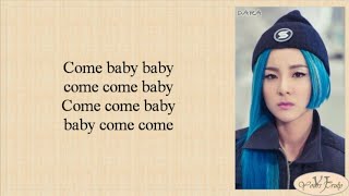 2NE1  Come Back Home Easy Lyrics [upl. by Auhoj]