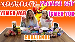 PRENSES ELİFLE YEMEK VAR İÇMEK YOK CHALLENGEwYeme Rekortmeni [upl. by Alwyn937]