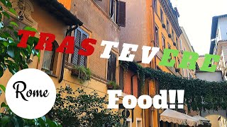 Trastevere Best restaurants 8 recommendations [upl. by Margot]