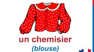 French Lesson 34  CLOTHES in French CLOTHING Vocabulary  Les vêtements les habits Ropa en francés [upl. by Acissehc]