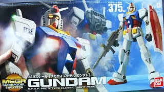 MegaSize RX782 Gundam Unbox amp Review [upl. by Lalage276]