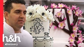 3 pasteles de flores de Carlo’s Bakery  Cake Boss  Discovery HampH [upl. by Kendricks]