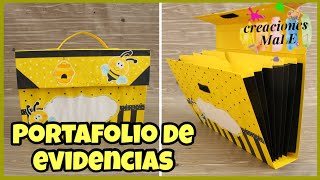 PORTAFOLIO DE EVIDENCIA PASO A PASO CON UNA CAJA DE CEREAL DIY [upl. by Rafferty482]