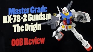 440  MG RX7802 Gundam The Origin OOB Review [upl. by Popele]