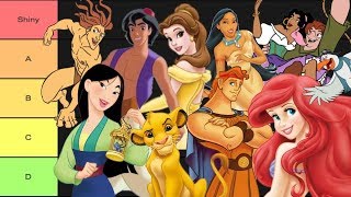 Every Disney Renaissance Movie Ranked [upl. by Oicanata]