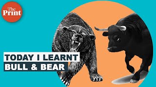 What do bull and bear mean in the stock market [upl. by Bergin]