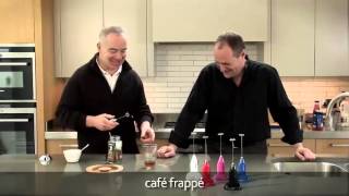 How to make a frappé coffee using an aerolatte milk frother [upl. by Hofmann943]