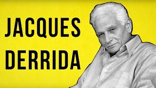 PHILOSOPHY Jacques Derrida [upl. by Wawro]