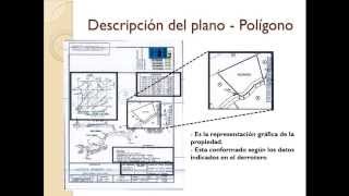 Capacitación 1  Elementos del Plano Catastrado [upl. by Gav]