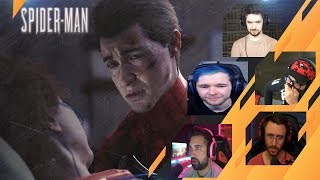 Gamers Reactions to the Tragic ENDING  Marvels SpiderMan [upl. by Aiuhsoj200]