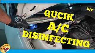 SIMPLE Way To DISINFECT a Cars AIR CONDITIONING [upl. by Ameyn]