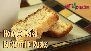 How to Make Buttermilk Rusks  Crunchy Dunking Biscuits [upl. by Jos823]