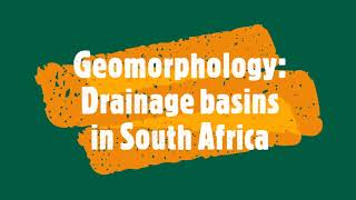 Geomorphology Drainage basins in South Africa [upl. by Rafferty]