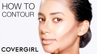 Contouring Makeup Tutorial using truBlend  COVERGIRL [upl. by Siradal]