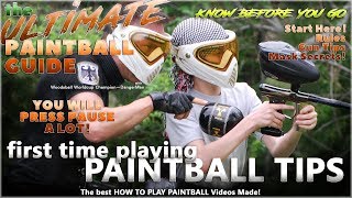 First Time Playing Paintball Tips The Ultimate Beginner Guide by DangerMan [upl. by Barry]