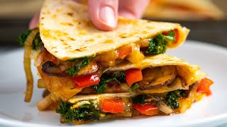 The Best Vegetable Quesadillas [upl. by Attenweiler]