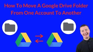 How To Move A Google Drive Folder From One Account To Another [upl. by Naivaf]