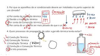 EXERCÍCIOS DE PROPAGAÇÃO DO CALOR [upl. by Viddah]