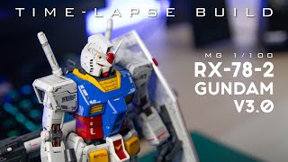 GUNPLA FAST BUILD  MG 1100 RX782 GUNDAM V30 [upl. by Nosydam]