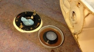 How to Install a Toilet the Wax Ring [upl. by Uht]