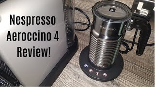 Nespresso Aeroccino 4 Milk Frother Review  Worth upgrading from the Aeroccino 3 [upl. by Nnaharas949]