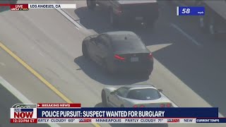 California police chase BMW hits 150 mph trying to escape from officers  LiveNOW from FOX [upl. by Beulah]