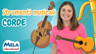 Strumenti musicali a corde MelaEducational [upl. by Anah227]