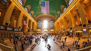 Walking Tour of Grand Central Terminal — New York City 【4K】🇺🇸 [upl. by Ahker]