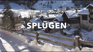 Splügen in the Winter Beautiful Places in Switzerland ENG [upl. by Cressy]