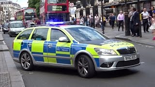 London Metropolitan Police Car Arrives On Scene [upl. by Naud414]