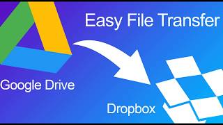 HOW TO TRANSFER FILES FROM GOOGLE DRIVE TO DROPBOX Easy Method [upl. by Spatola]