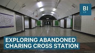 Inside The Abandoned Part Of Londons Charing Cross Underground Station [upl. by Buffum]