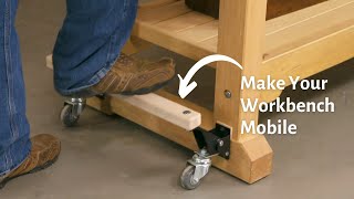 Woodworking Tip Twist Free Bench Casters [upl. by Engdahl892]