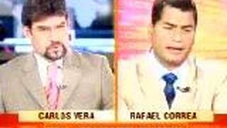 Rafael Correa entrevistado por Carlos Vera [upl. by Birk]