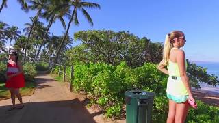 Wailea Beach Path 2 Maui Hawaii DJI Osmo [upl. by Immac239]