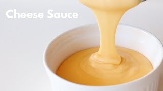 EASY HOMEMADE CHEESE SAUCE RECIPE  NACHO CHEESE SAUCE RECIPE [upl. by Anegroeg]