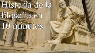 HISTORIA DE LA FILOSOFÍA EN 10 MINUTOS [upl. by Nueoras283]