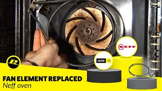 How to Replace a Fan Oven Element in a Neff Cooker [upl. by Nobell]